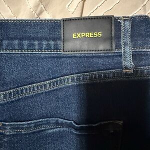 Express Classic Indigo Jeans and Express light wash Jeans bundle deal.